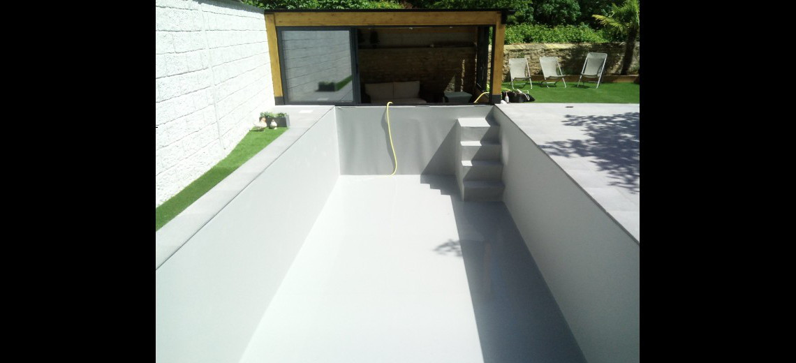 Piscine Dijon membrane grise