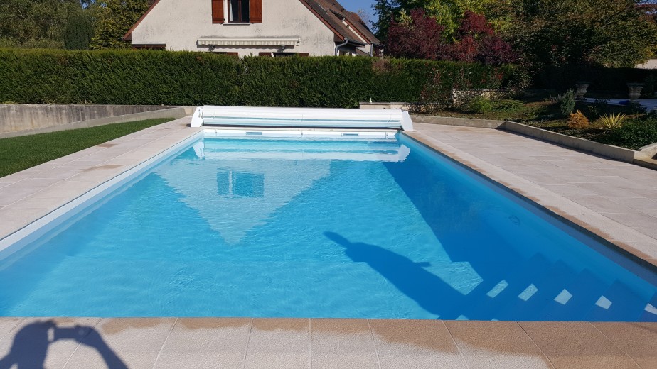 Piscine Dijon membrane blanche